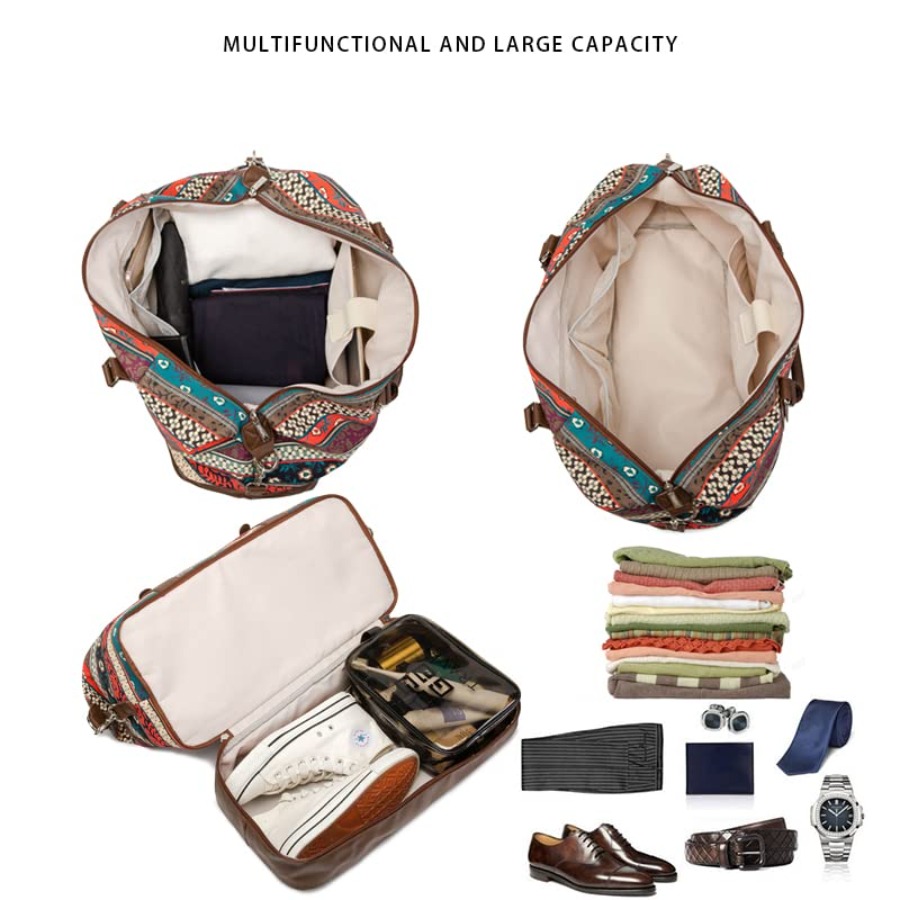 Garment Bag with Shoes Compart – Canvas Tote Bag recenzja i cena