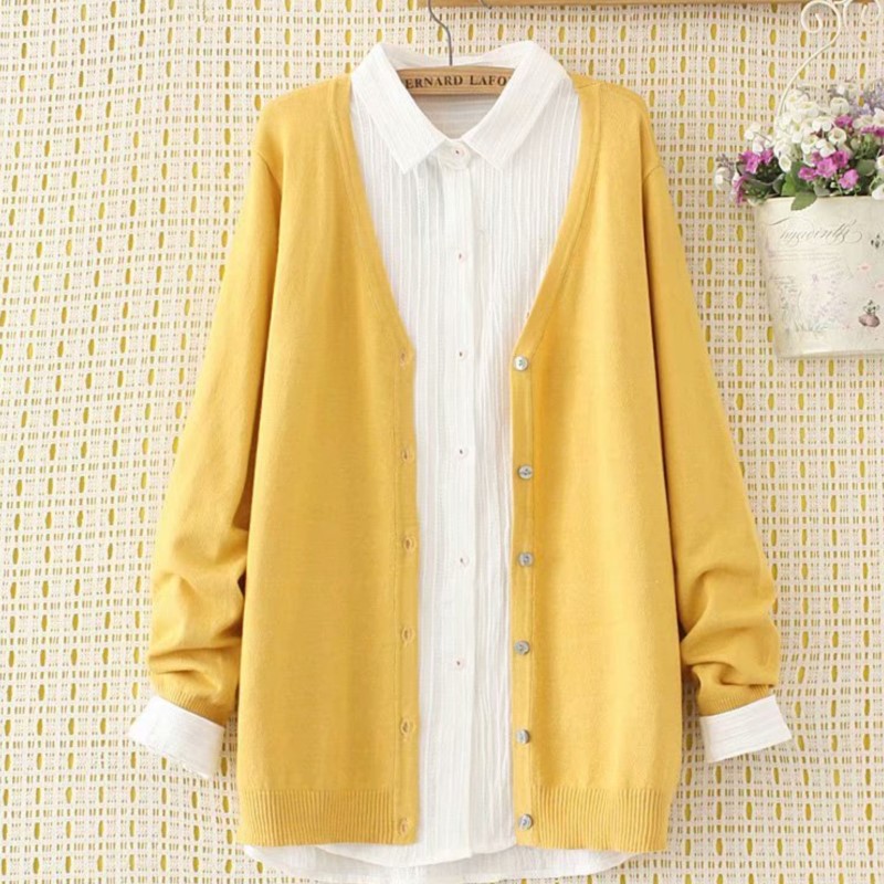 Plus Size Jumper Autumn Long S – Women'S Fashion Knitwear recenzja i cena