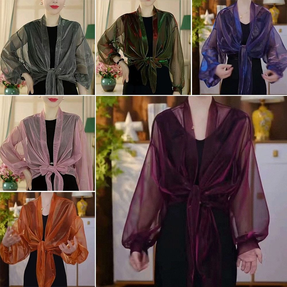 Fashion Thin Tulle Shawl Sunsh – Women'S Fashion Knitwear recenzja i cena