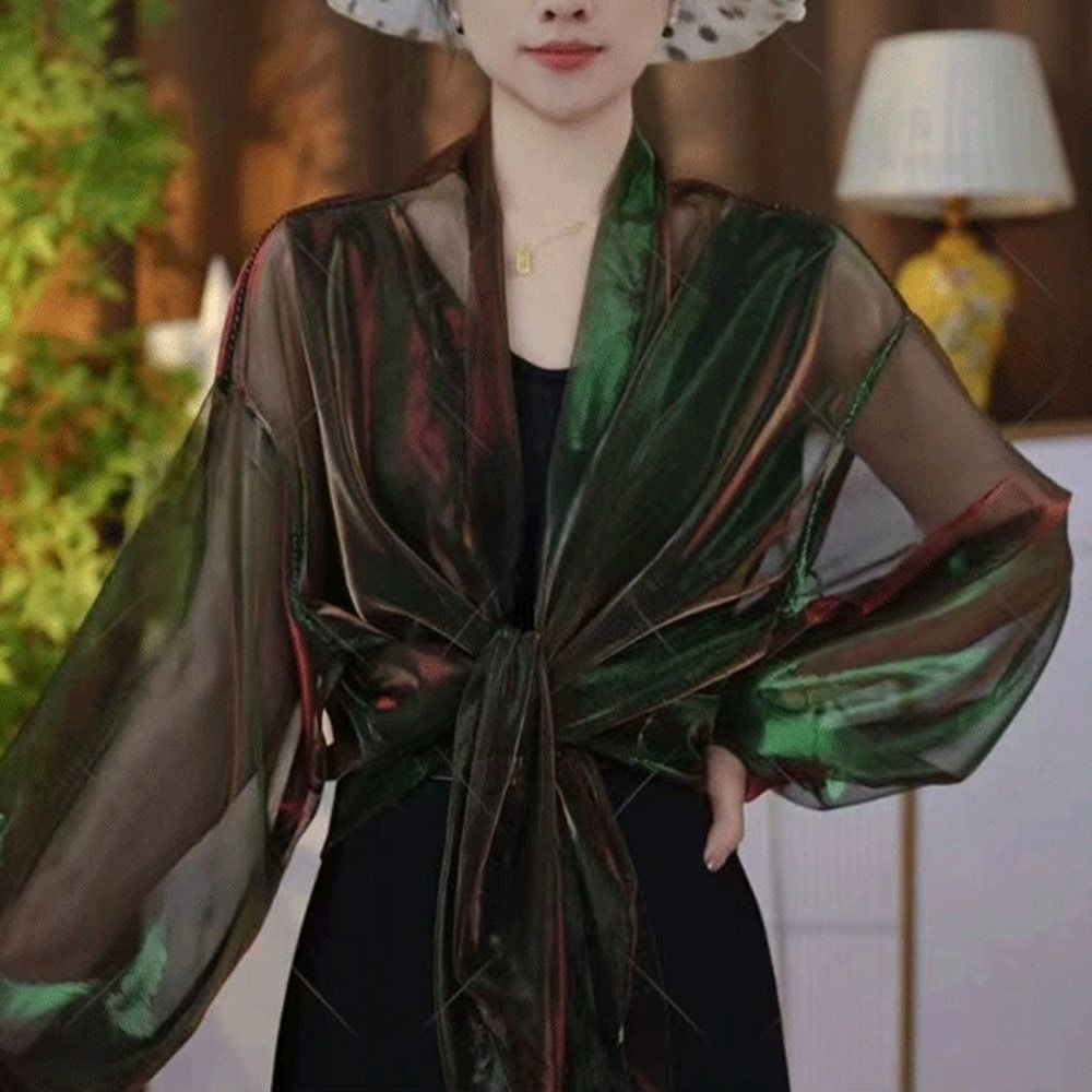 Fashion Thin Tulle Shawl Sunsh – Women'S Fashion Knitwear recenzja i cena