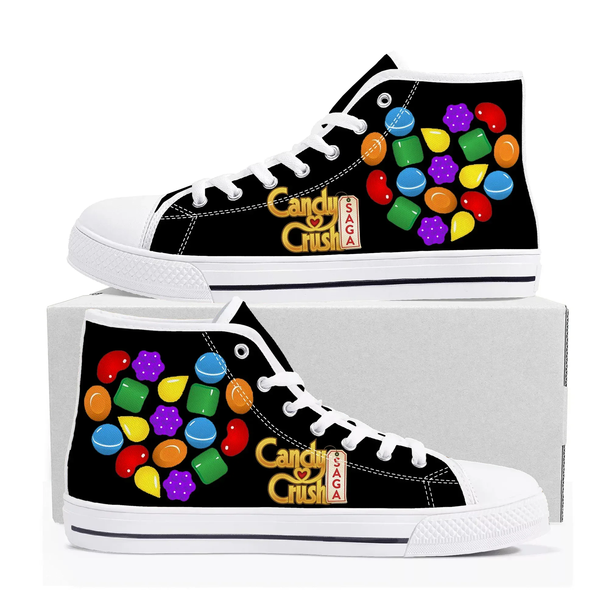 Candy Crush Saga High Top Snea – Women'S Fashion Business Casual recenzja i cena