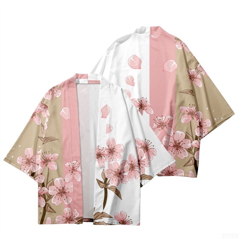 Summer Women Flower Print Kimo – Women'S Fashion Knitwear recenzja i cena