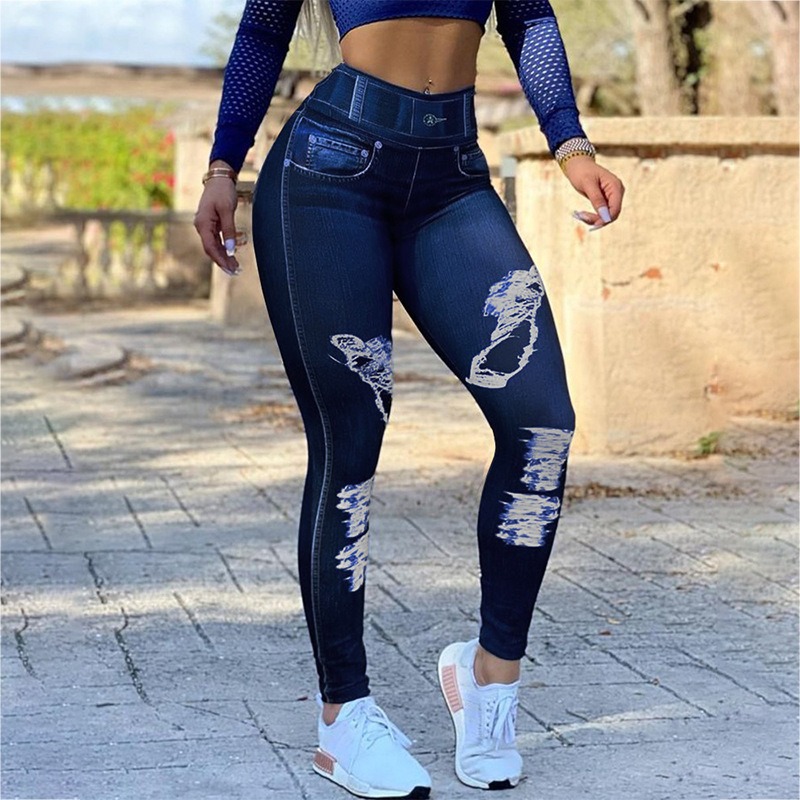 2026 New Denim Leggings  High  – High Waist Leggings recenzja i cena