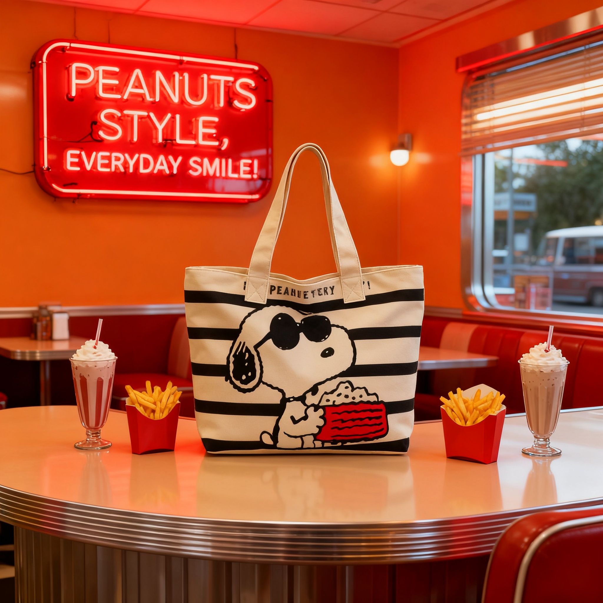Snoopy Cartoon Large Capacity  – Canvas Tote Bag recenzja i cena