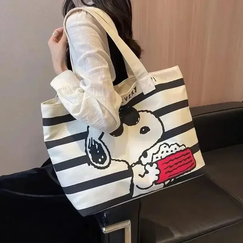 Snoopy Cartoon Large Capacity  – Canvas Tote Bag recenzja i cena