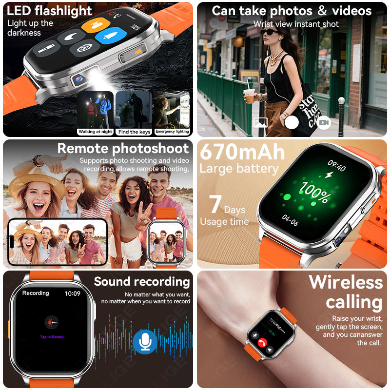 LIGE 2026 Camera Smart Watch M – Women Fashion Video recenzja i cena