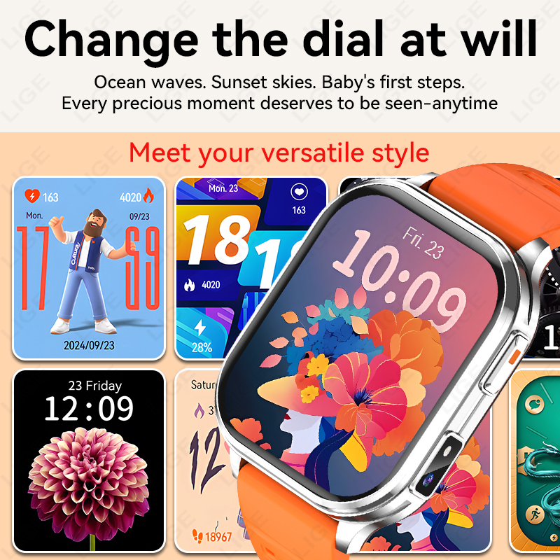 LIGE 2026 Camera Smart Watch M – Women Fashion Video recenzja i cena