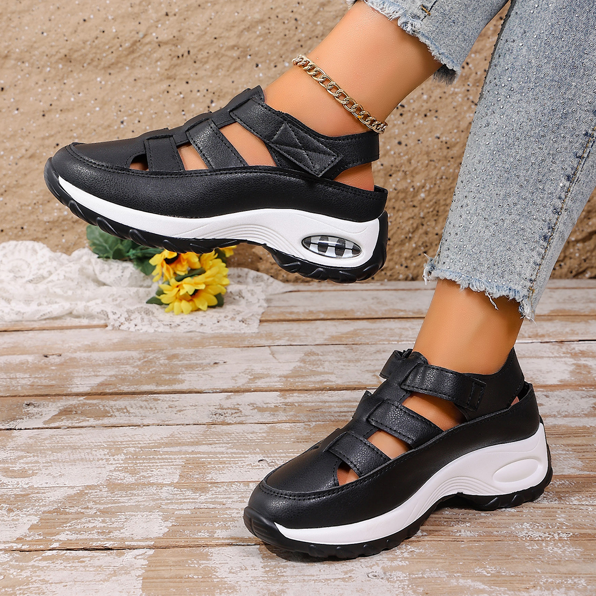 Sandals women's summer new thi – Women Fashion Hats recenzja i cena