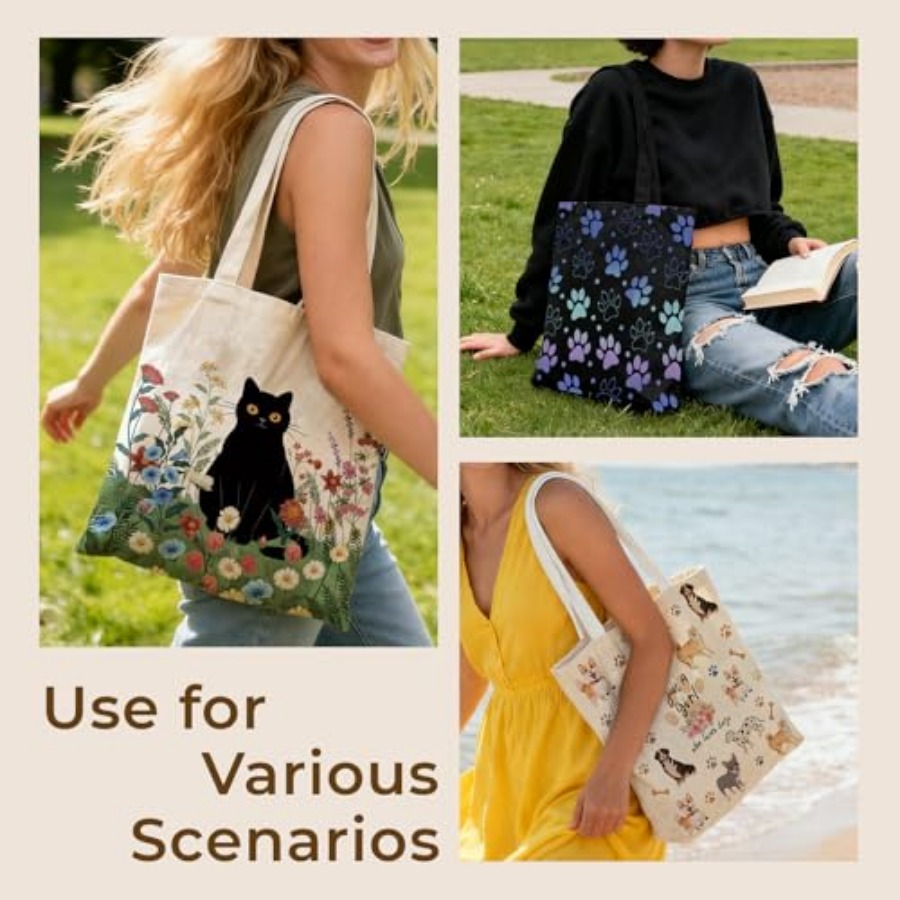 Cute Aesthetic Canvas Tote Bag – Canvas Tote Bag recenzja i cena