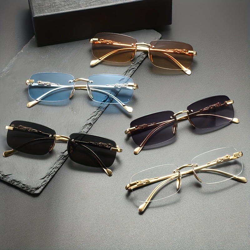 Fashion Rimless Metal Sunglass – Women'S Fashion Eyewear recenzja i cena