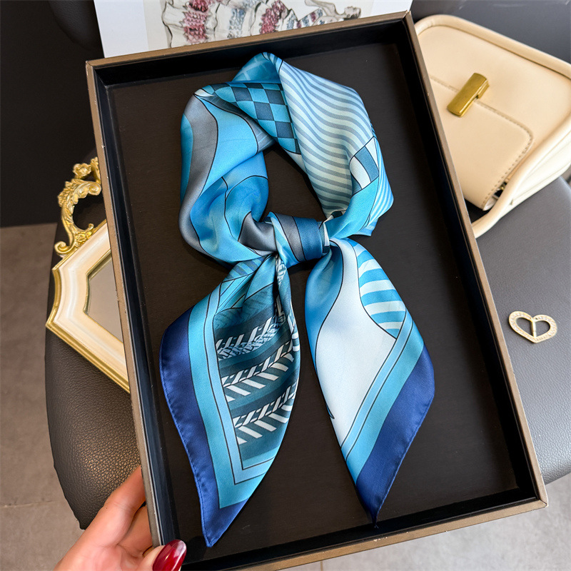 2026 New Geometry Print Silk S – Women Fashion Necktie recenzja i cena