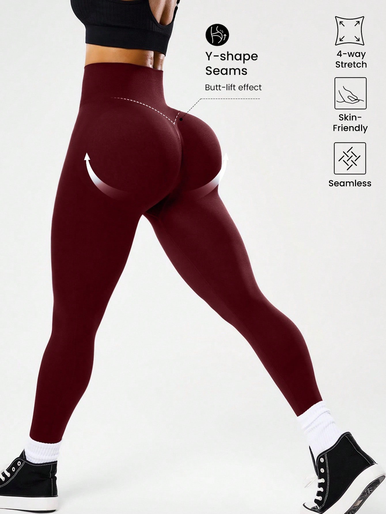 High-waisted seamless yoga leg – High Waist Leggings recenzja i cena