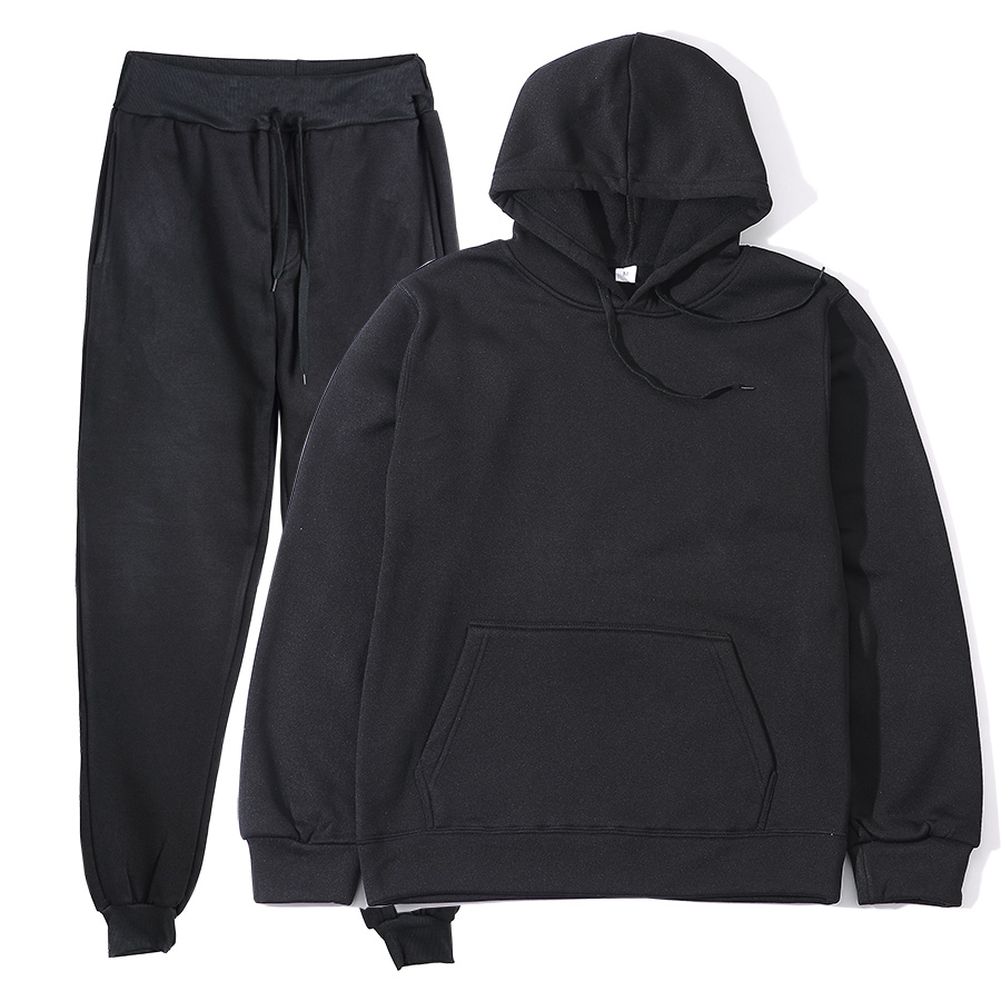 Unisex 2Pcs Sportswear Set Hoo – Women And Men Fashion recenzja i cena