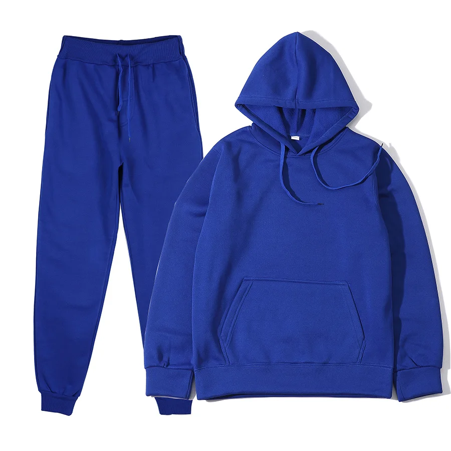 Unisex 2Pcs Sportswear Set Hoo – Women And Men Fashion recenzja i cena