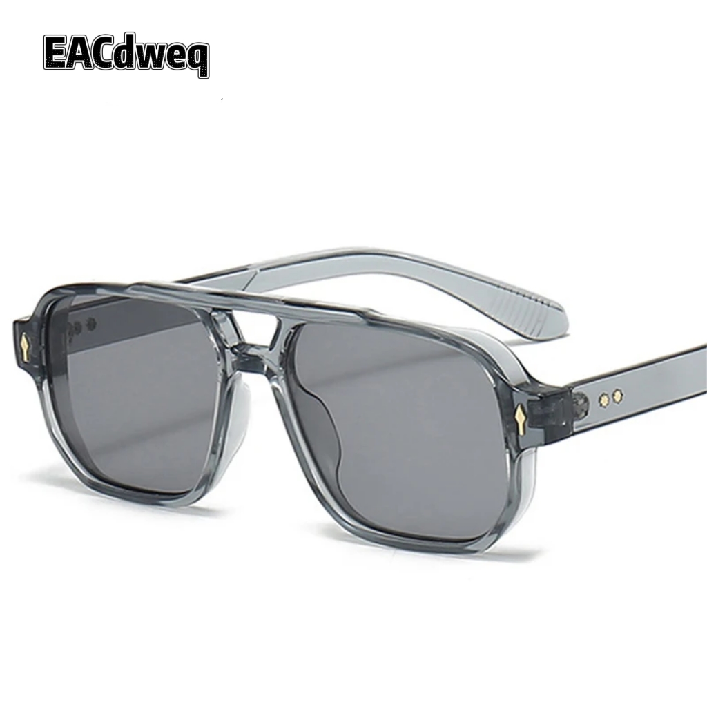 Vintage Double Bridges Men Squ – Women'S Fashion Eyewear recenzja i cena