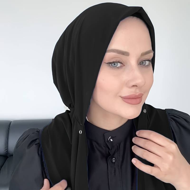 Muslim fashion simple solid co – Women Fashion Hats recenzja i cena