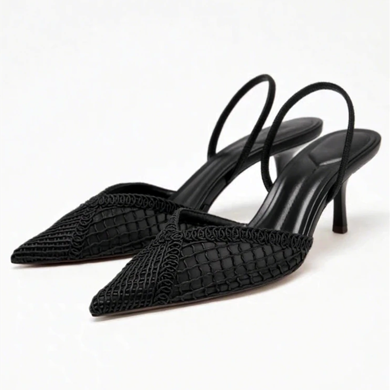 Mesh Woven Heeled Sandals Wome – Women'S Fashion Brands recenzja i cena