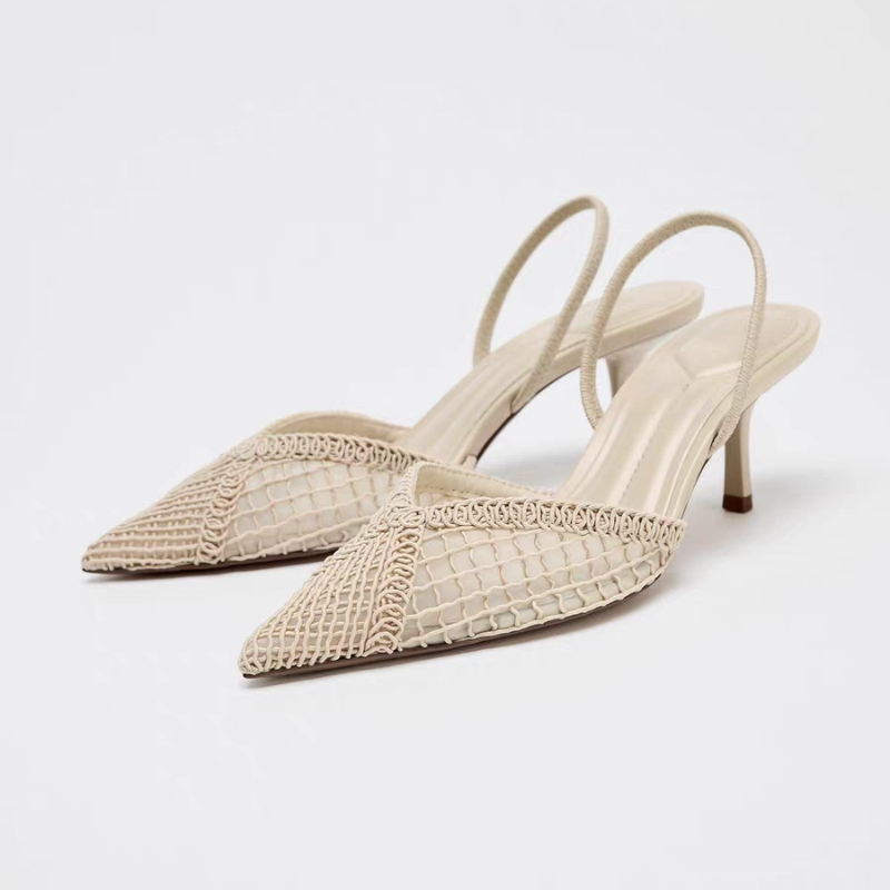 Mesh Woven Heeled Sandals Wome – Women'S Fashion Brands recenzja i cena